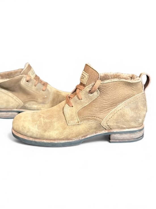 Uggs Brompton Mens Chukka Ankle Boot Shearling Fur Lined 10 - Picture 1 of 9